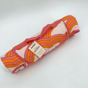 Society6 Picnic Blanket Outdoor Beach Water Resistant Groovy 50x70 UNUSED